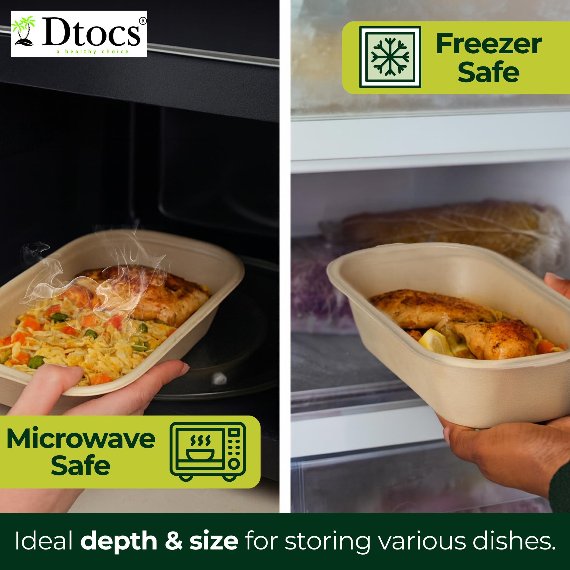 Dtocs Premium Meal Prep Containers Gallery Image
