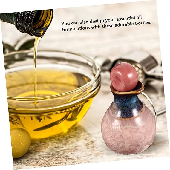 1set Aromatherapy Bottles Set Essential Oil Perfume Bottles Dropper for Essential Oils Apothecary Stopper