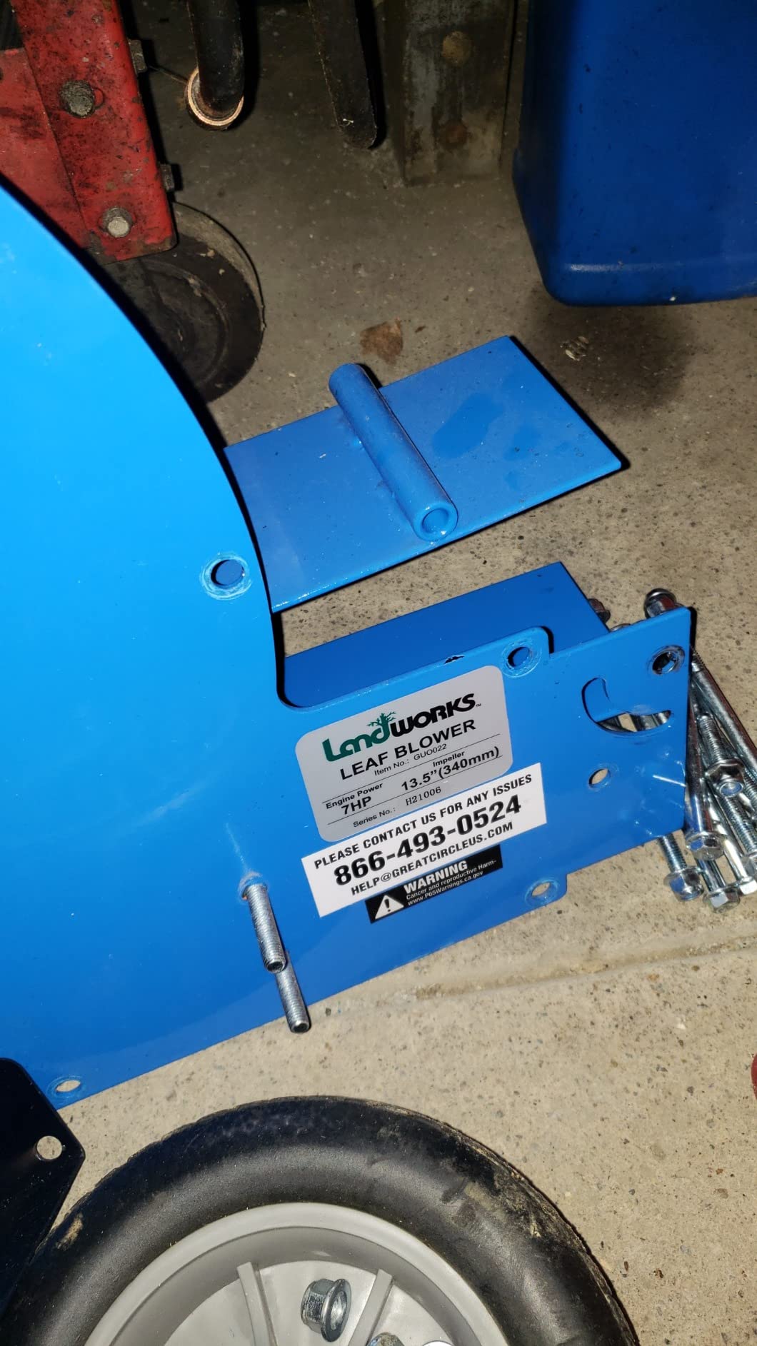 47/mo Finance Landworks Leaf Blower Wheeled Walk Behind Jet Sweep