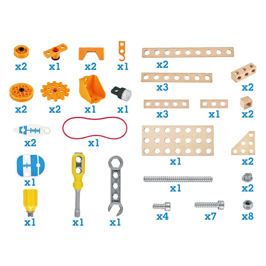 Amazon.co.jp: Hape(ハペ) ジュニアインベンター 組み立て遊び