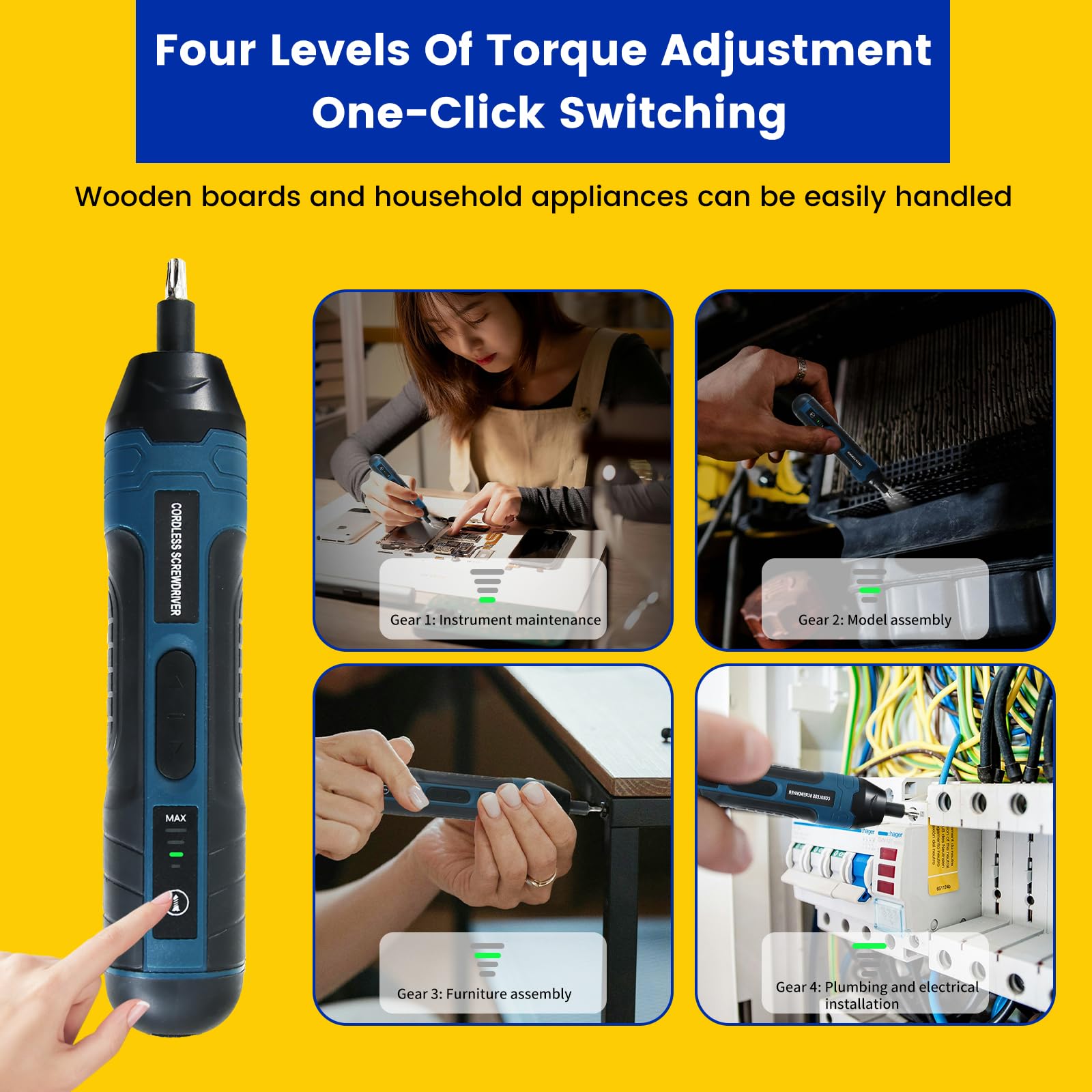 cupeohome Electric Cordless Screwdriver 20 in 1 - Image 2