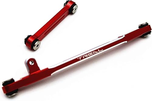 Treal Juego de eslabones de dirección de aluminio 7075 para Axial SCX24 124 Escala-V2 (rojo) disponible en Yaxa Costa Rica