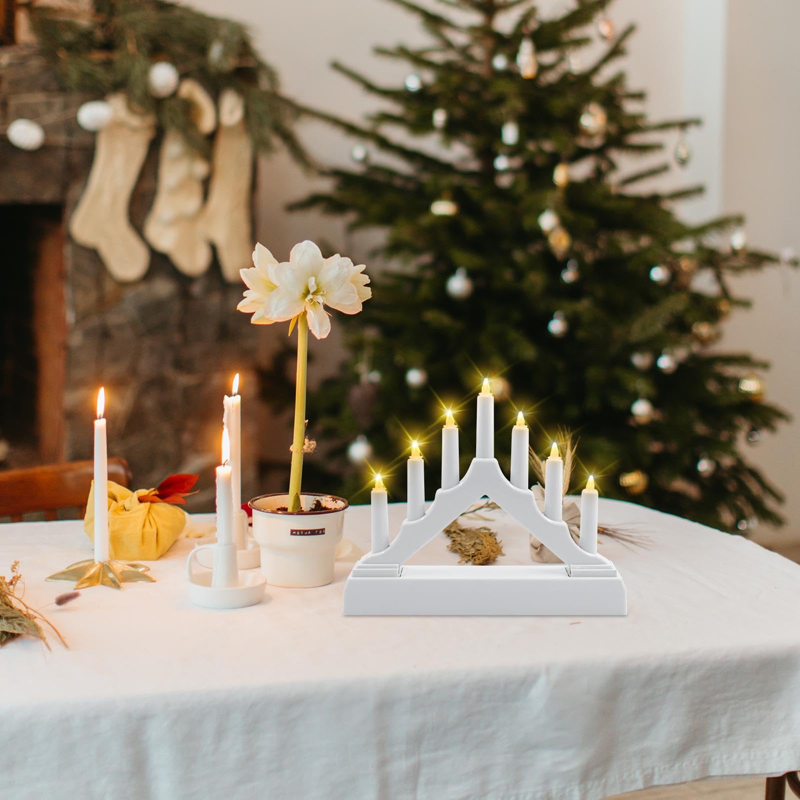 The Christmas Workshop Weihnachtskerzenbrücke Mit  Produktbild-Vorschau 7