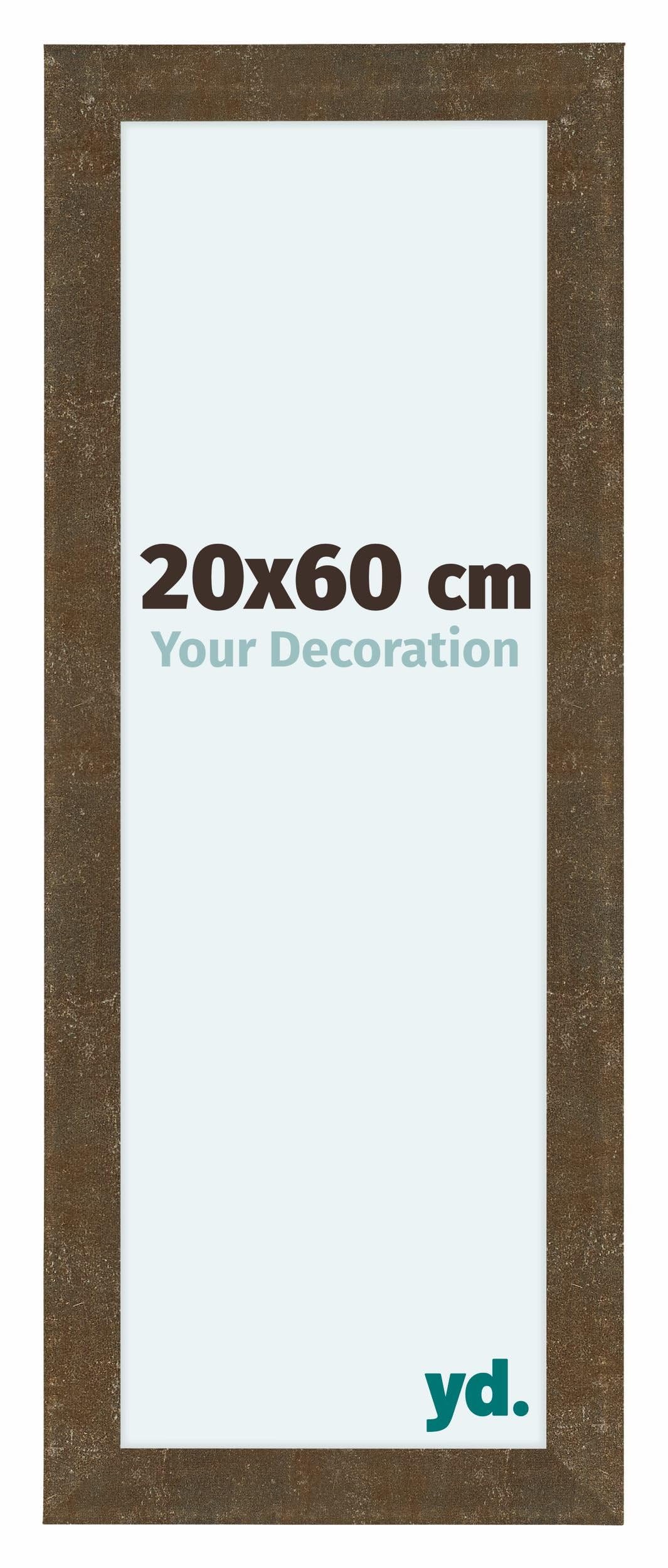 Your Decoration - Picture Frame 20x60 cm - Gold Antique - Decorative Wall Frame in MDF with Antireflection - Frame 20x60 - Como — image 1