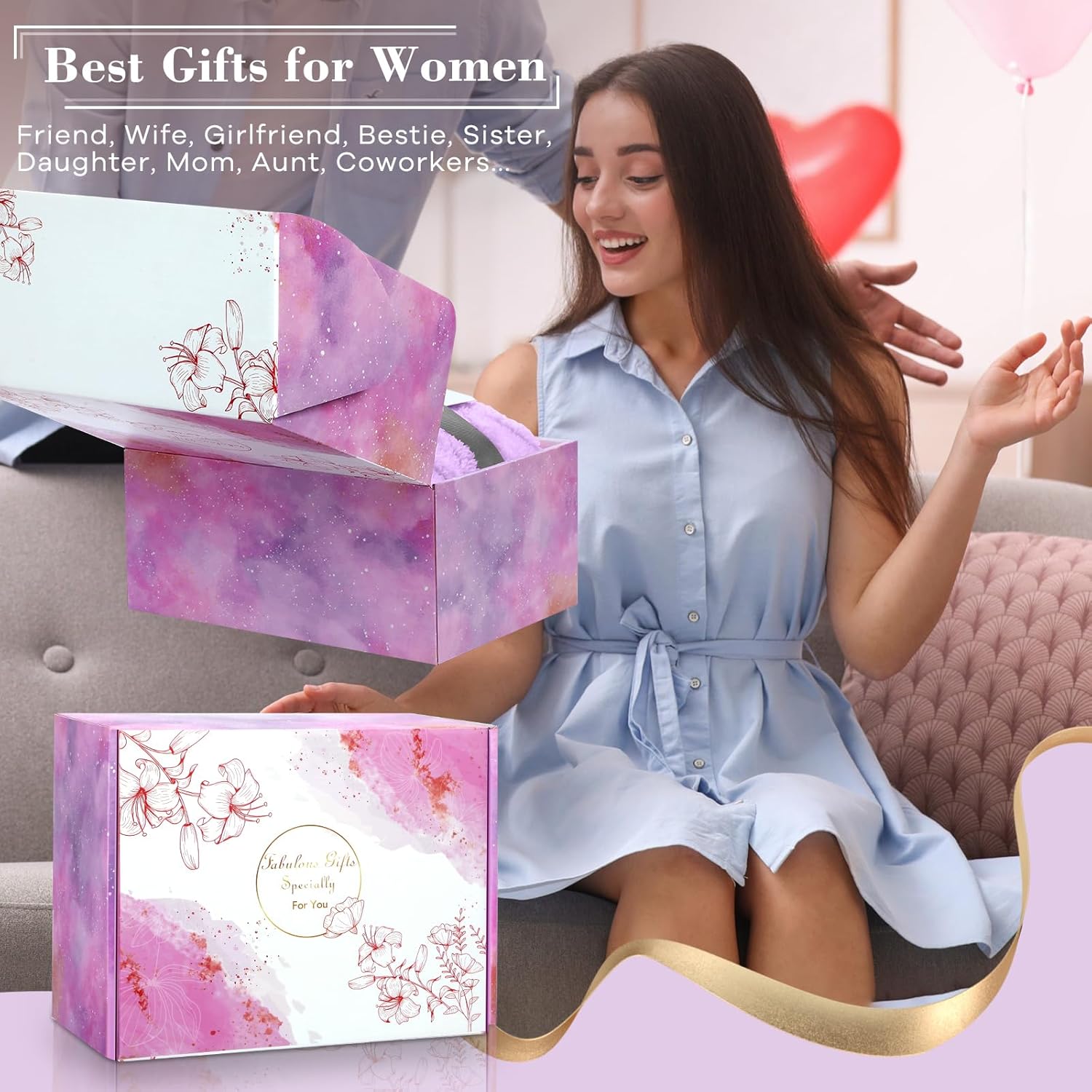 Birthday Gifts for Women Self Care Gifts Get Well Gift Baskets for Women Spa Relaxation Gift Sets Christmas Holiday Inspirational Gifts for Friend Mom Sister Daughter Girlfriend Her Wife Anniversary