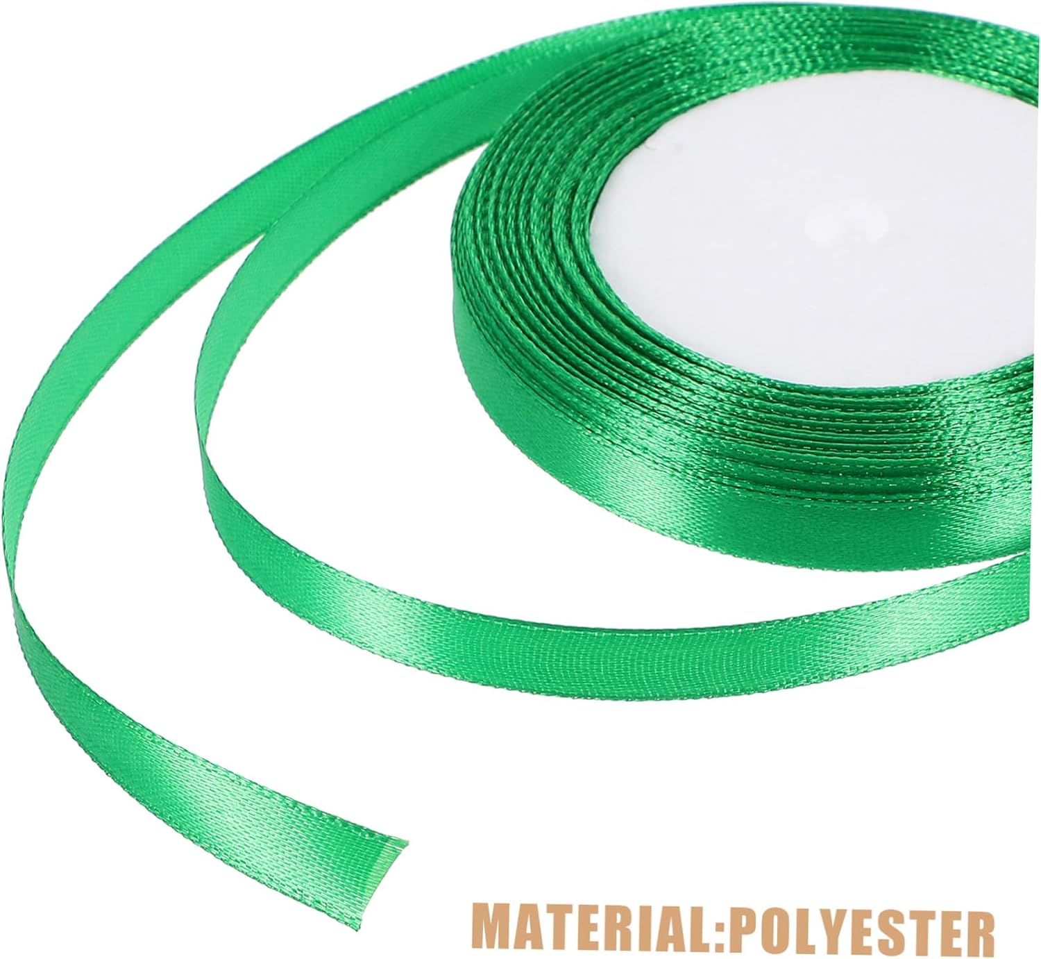 12 Rolls Cuttable Crafting Ribbons Polyester Wrapping Ribbon for Christmas Art Crafts Home Decoration Wear-Resistant Mixed Colors Each