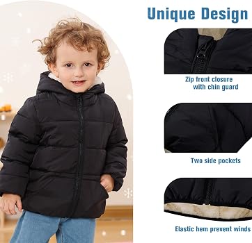 Kids4ever Manteau D'Hiver Polaire Bébé - Veste Capuche Oreilles Ours Mignonnes - Garçons Filles 6 Mois à 5 Ans - Chaud, Doux Et Coloré