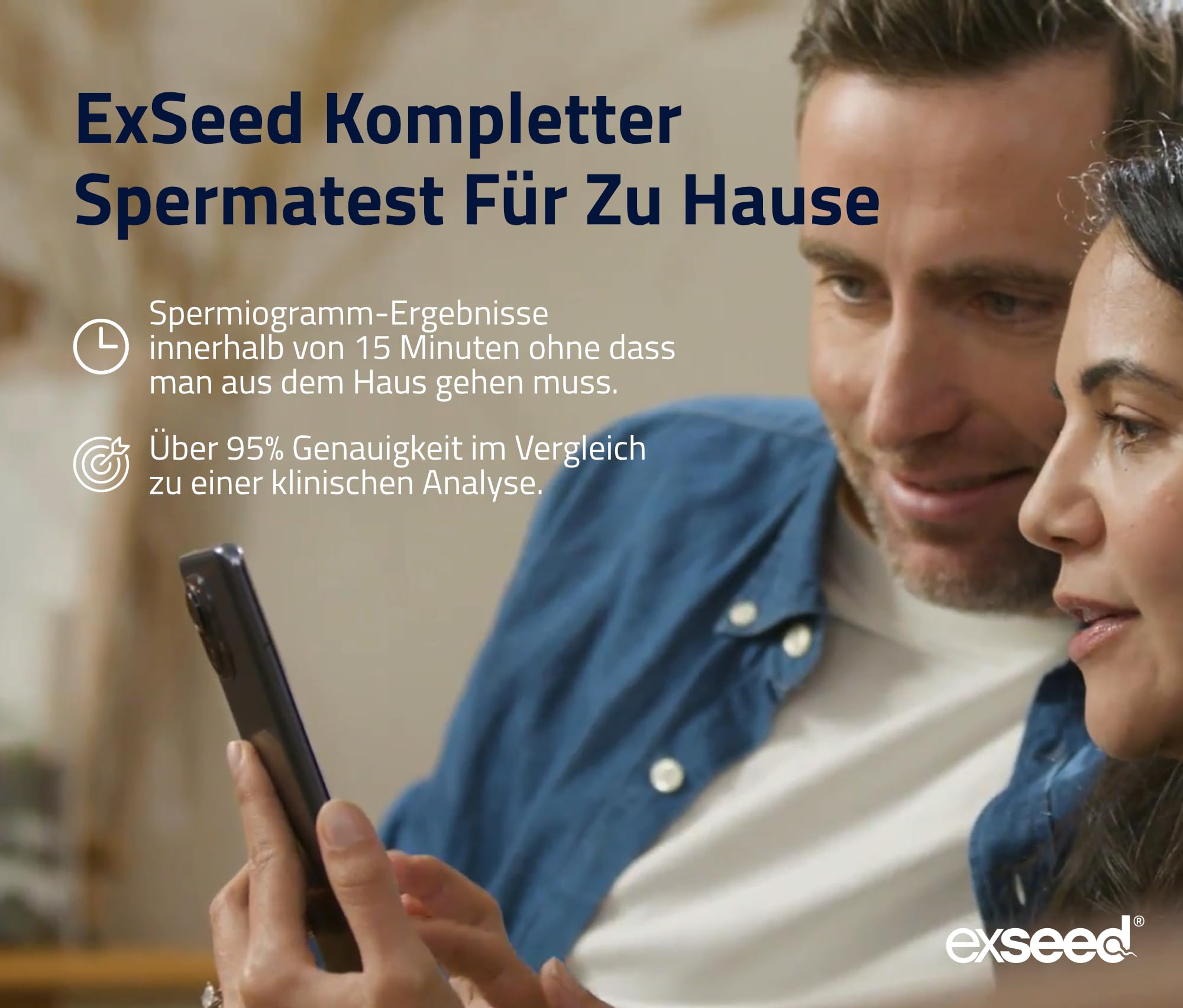 Health - Fruchtbarkeits-Test-Set für Männer - 2 Testkits & Fruchtbarkeits-Präparate - Multivitamine & Omega 3 - Komplettes Test-Set - Testen & Verbessern Sie die Gesundheit Ihrer Spermien | 2 Testkits, Fruchtbarkeits-Präparate, Multivitamine & Omega 3, Ko