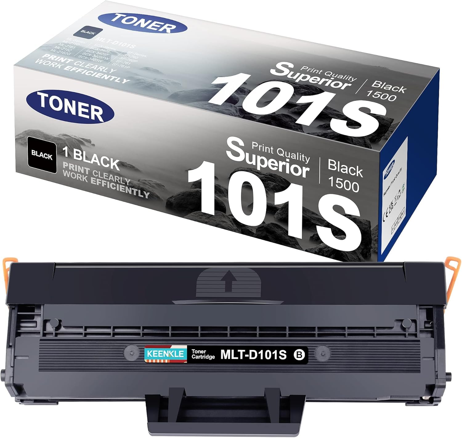 MLT-D101S Toner Kompatible für Samsung D101S MLT-D101S/ELS Schwarz Toner für Samsung ML-2160 ML-2165 ML-2165W ML-2168 SCX-3405W SCX-3405F SCX-3405 SCX-3405FW SCX-3400 SF760P SF760 (Schwarz) | für Samsung ML2165W Toner ML-2160 ML-2165 ML-2168 SCX-3405W SCX-3405F SCX-3405 SCX-3405FW SCX-3400 SF760P SF760 (Schwarz)
