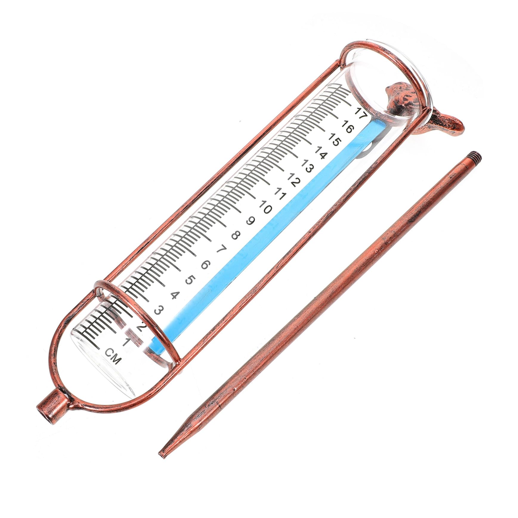 iplusmile 5pezzi Misuratore Di Pioggia Da Giardino Con Tubo Graduato Resistente e Stabile Per Esterni Strumento Di Misurazione Per e Aree Verdi Colore Elegante e Design Robusto