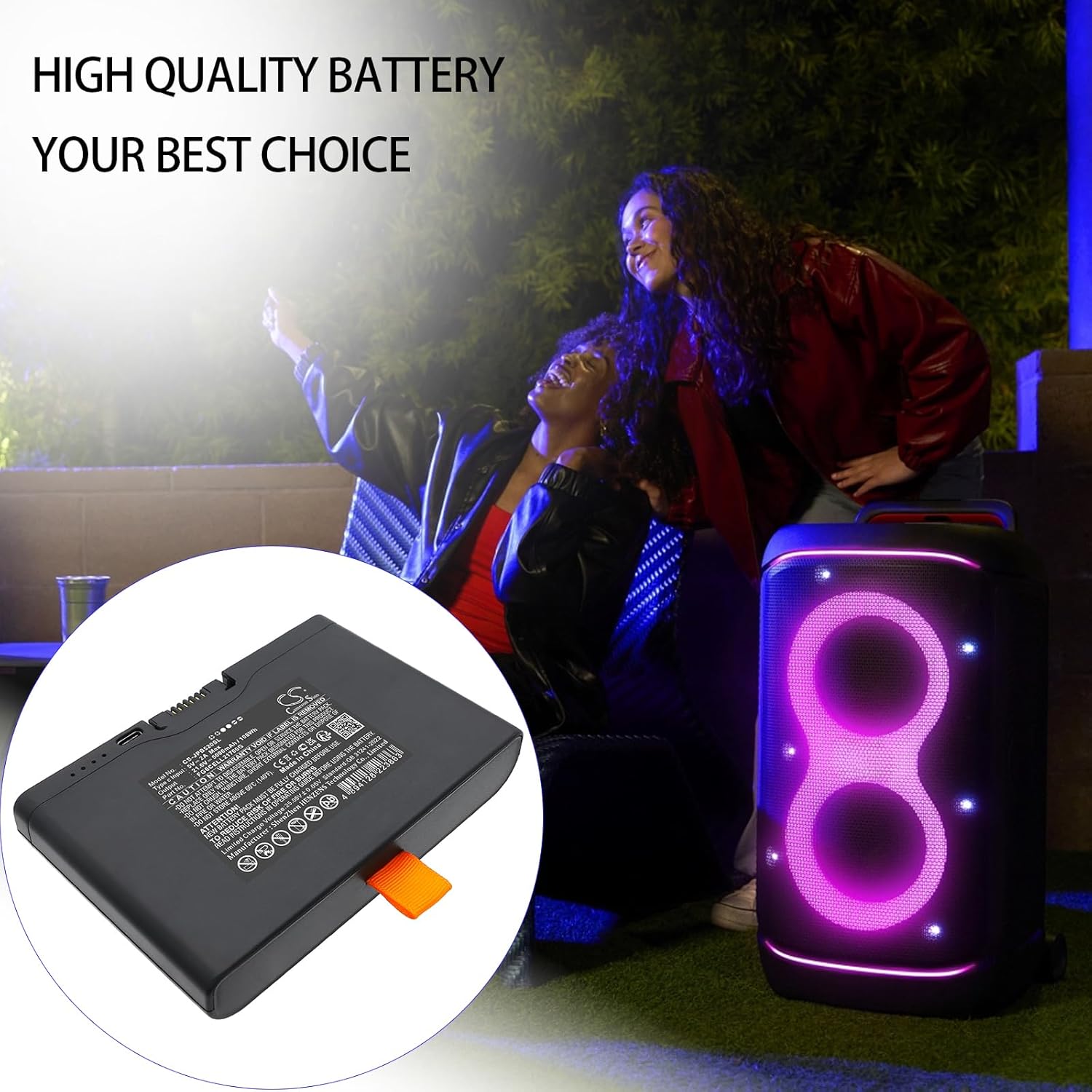 Battery for JBL PartyBox 520, PartyBox 720 PN:JBL FG6CELL21700G 5000mAh / 108.0Wh - Image 6