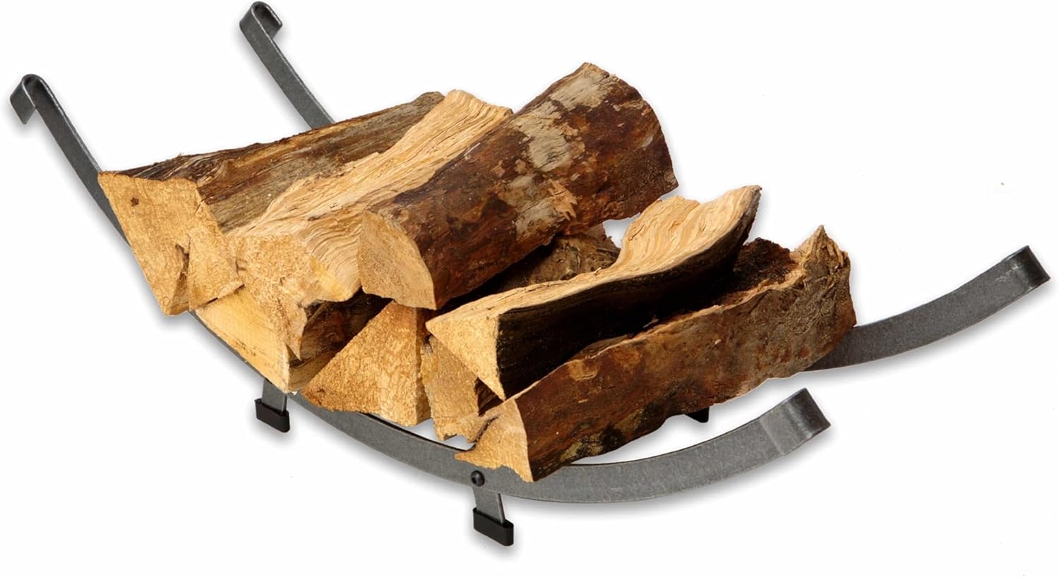 Enclume Arch Basket Log Rack, Hammered Steel