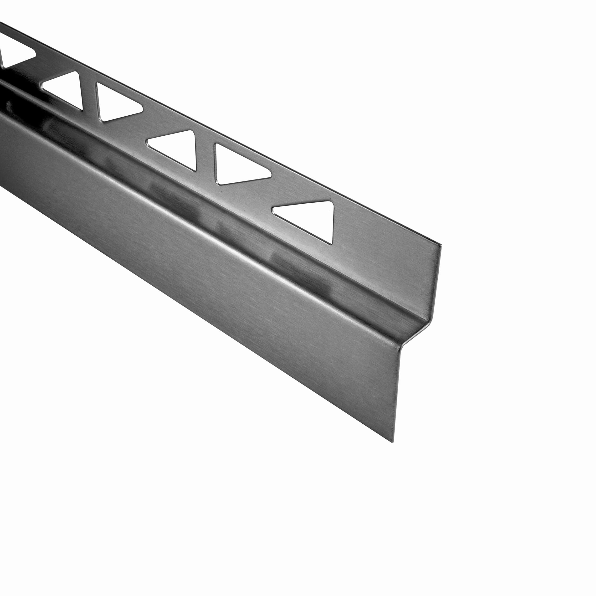 Dusch-/Wand-/Keilprofil Gefälleprofil gebürstet 8mm Typ 5 - Links - 150cm