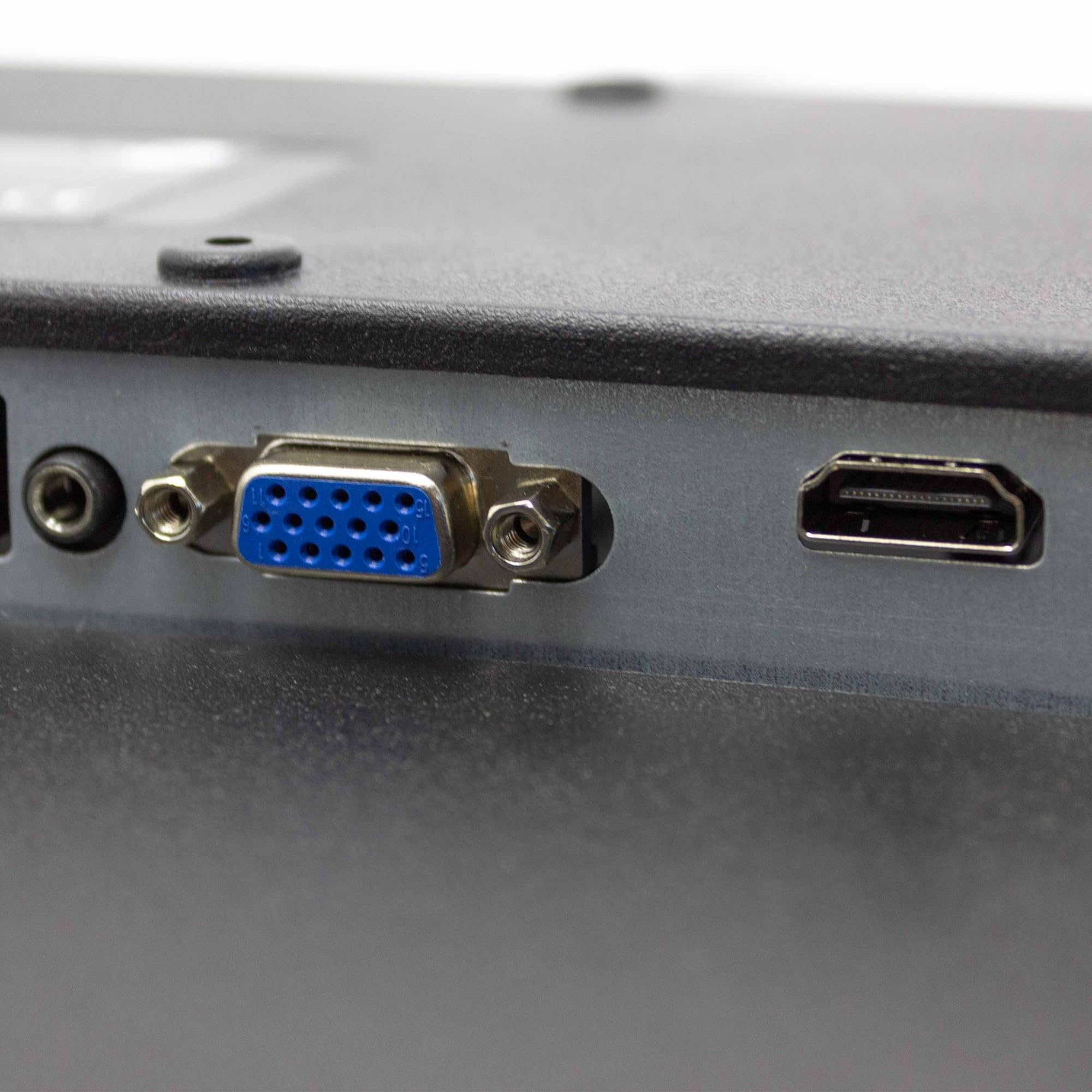 SIMPLETEK - Monitor 19 Pollici | Risoluzione HD Formato 4:3 Schermo HDMI VGA Speaker integrati, ideale per Casse DVR Sistemi di Sicurezza