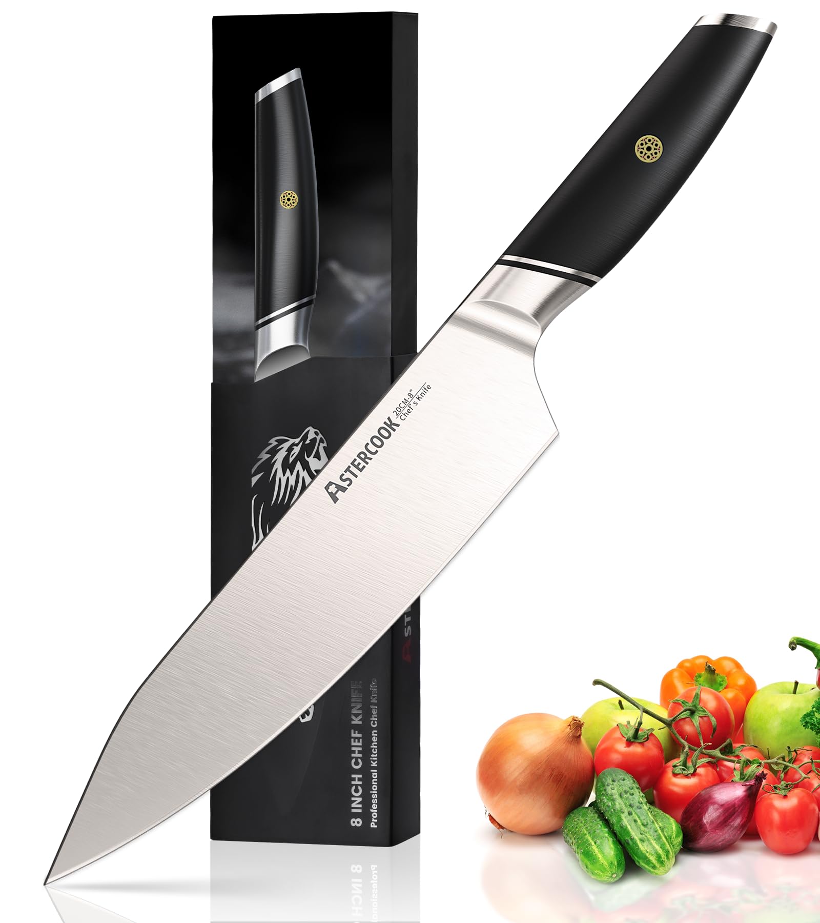 Astercook 8 Inch Professional Kitchen Chef Knife
