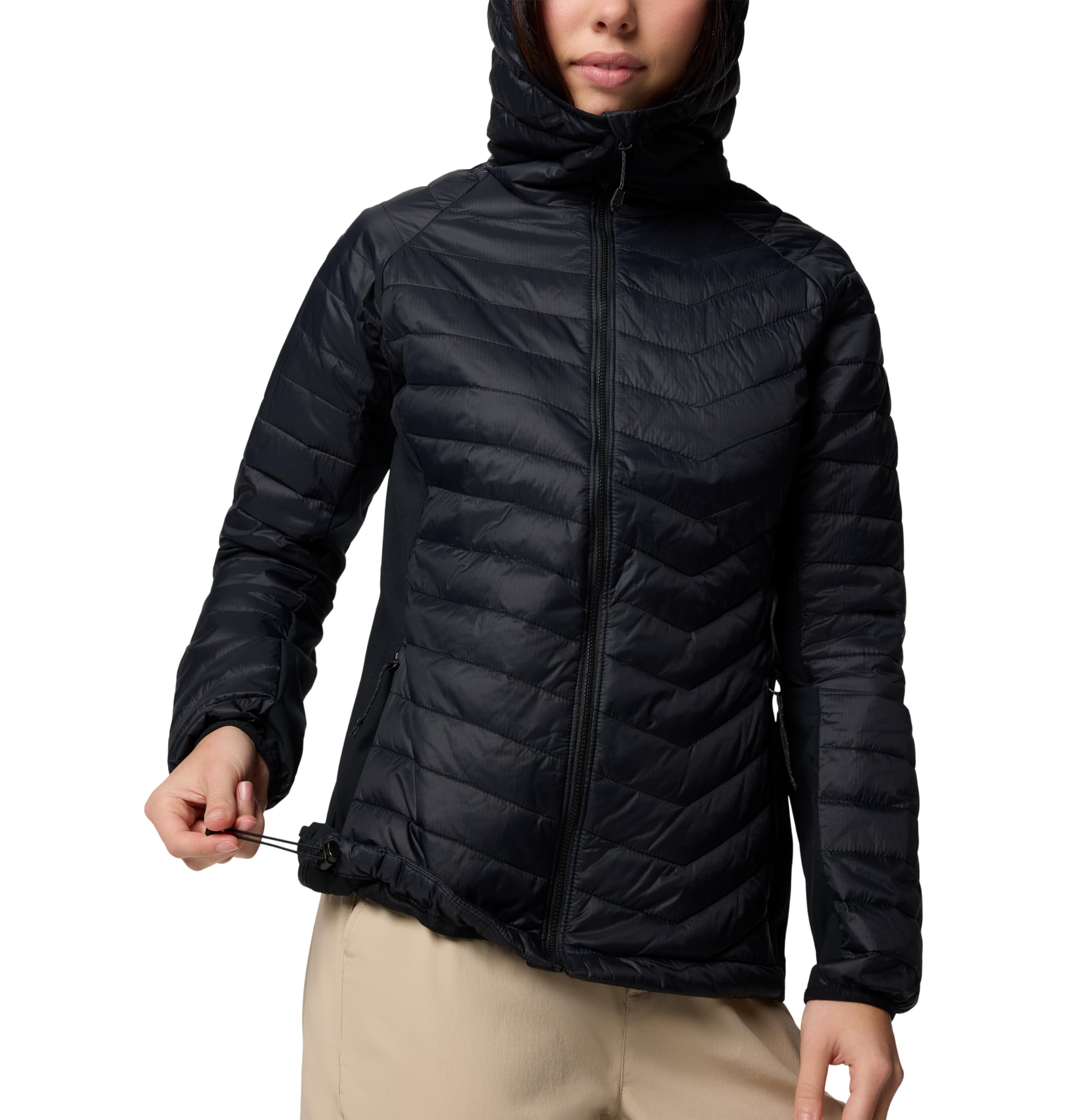 Columbia Powder Pass 2 Hybrid Hooded Jacket Piumino con cappuccio Donna (Pacco da 1)