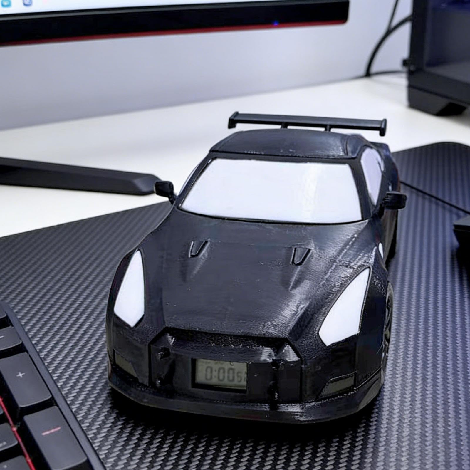 Amazon.co.jp: Tachiuwa 車用目覚まし時計 スポーツカーおもちゃ