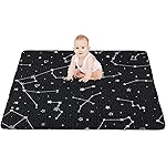 50x50 Play Mat for Playpen Foldable Baby Play Mat Large Tummy Time Mat, Non Slip Washable Baby Play Mats for Floor, Portable Travel Baby Crawling Mats for Toddlers and Infants