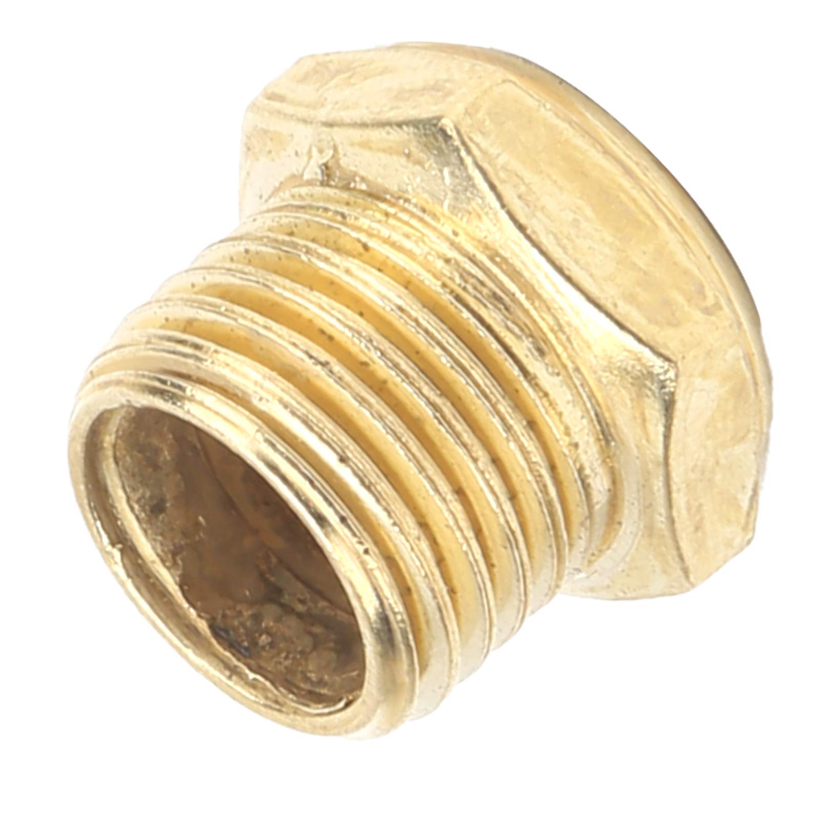 50 pezzi Silenziatore pneumatico G1/2 in ottone a testa piatta, riduttore di rumore per scarico d’aria industriale per cilindri, valvole e scatole di ingranaggi con connessione rap