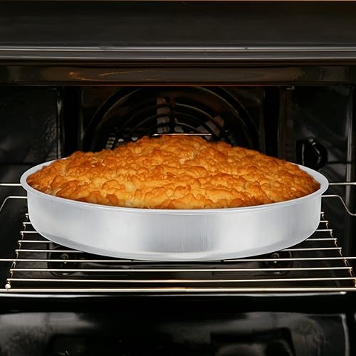 Miniatura 3 de GANAZONO Molde redondo para tartas molde de aluminio para hornear molde de metal para tartas de queso antiadherente multifuncional para hornear