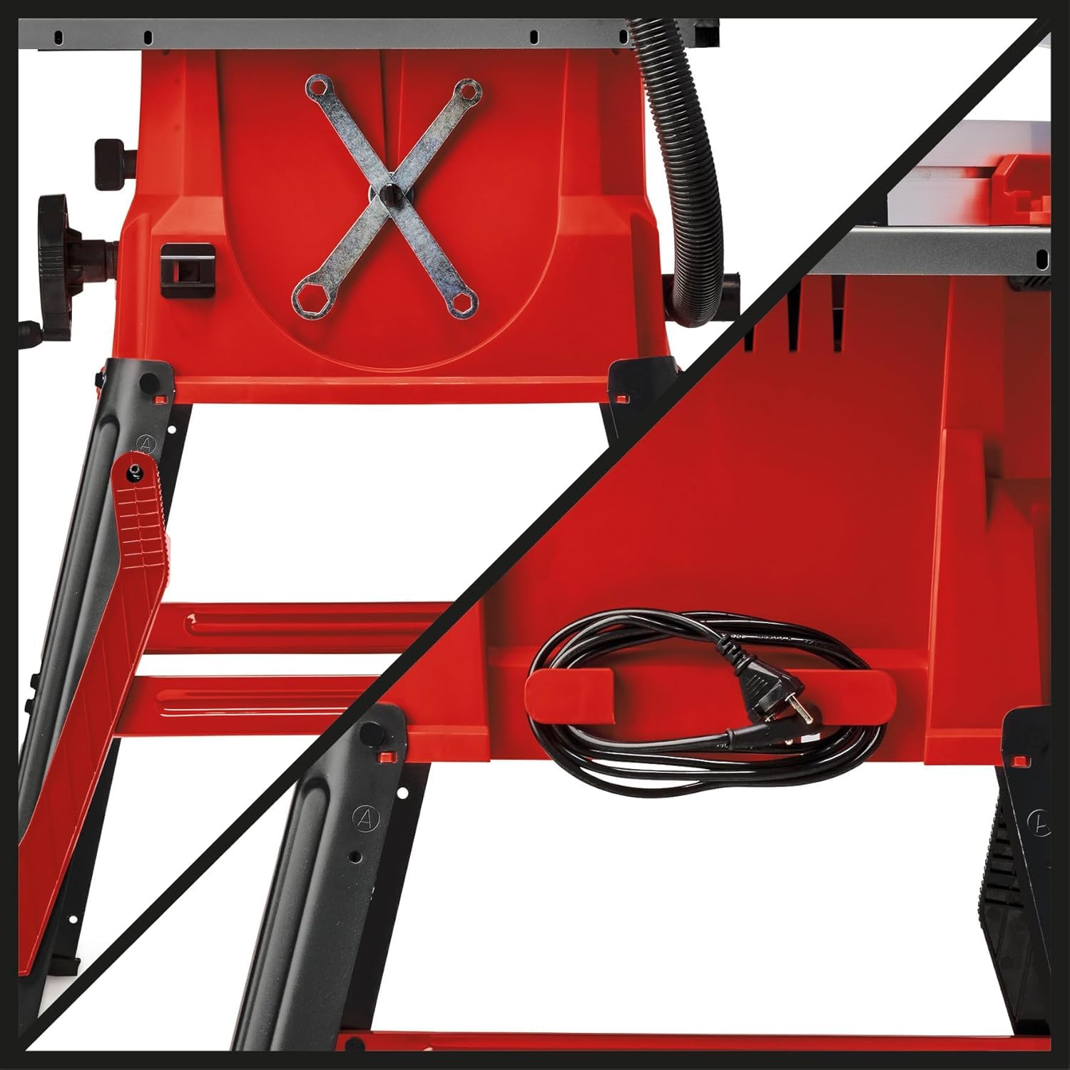 Einhell Tischkreissäge TC-TS 2025/3 eco (2000 W, 85 mm Schnitthöhe, Ø 250 mm Sägeblatt, Winkelanschlag, Parallelanschlag, Absauganschluss, inkl. Präzisionssägeblatt)