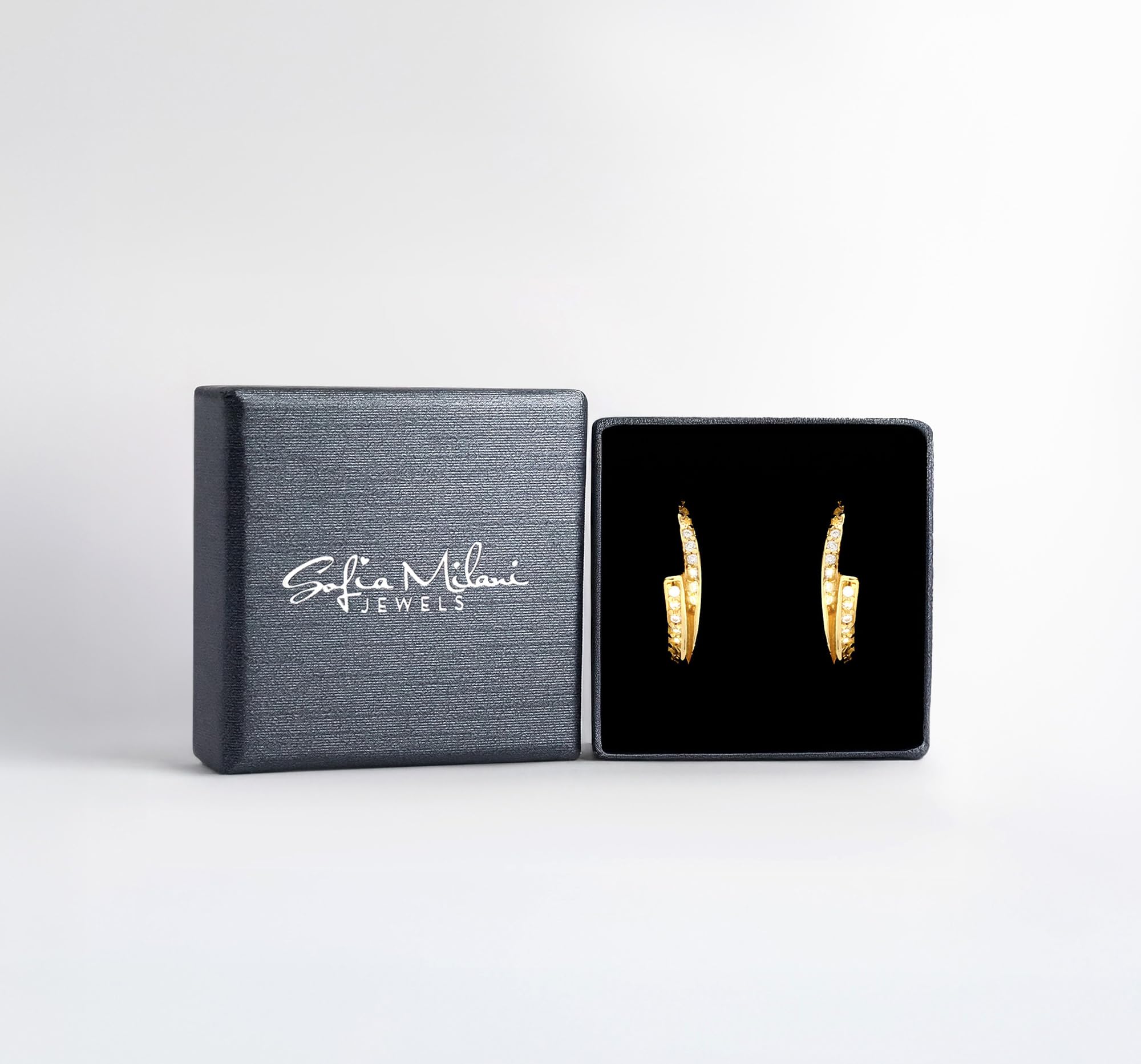 SOFIA MILANI - Damen Ohrringe 925 Silber - mit Zirkonia Steinen - Zirkonia Ohrstecker