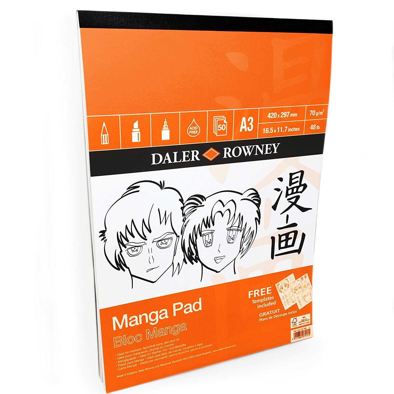 Daler-Rowney AOG Manga Pads A3