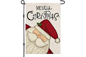 Merry Christmas Garden Flag for Festive Holiday Decor