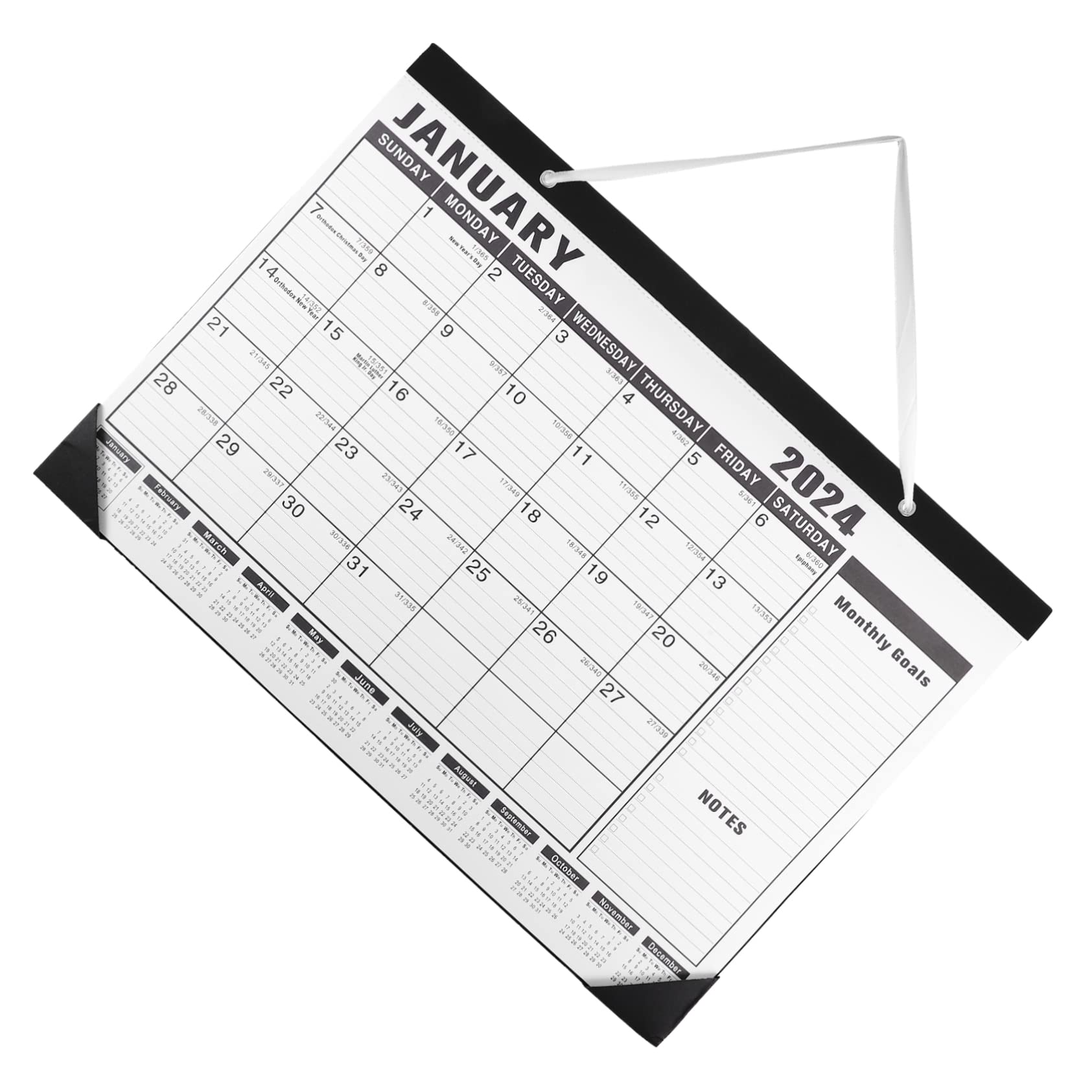 Tofficu 3stücke Hängender Kalender Großer Wandkalender Mit Flexiblen Mustern Praktischer Countdown-kalender Für Urlaub Und Termine Robustes Design Für Langfristige Nutzung Für Büro
