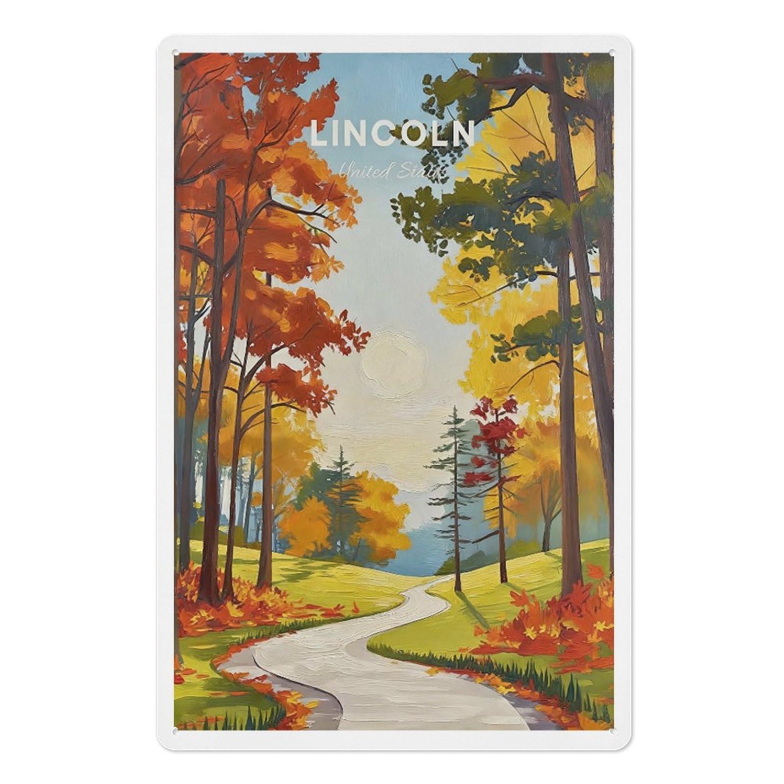 Retro Design Tin Paintings Vintage Tin Sign 08x12inch(20x30cm) Wall Art for Home Office Bedroom Living Room Cafes Wall Decor