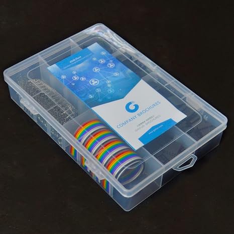 Gikfun 780pcs 2.54mm Pitch 1 2 3 4 5 6Pin Housing Connector Dupont Wire Male Female Crimp Pins Adaptor Assortment Kit for RC Servo, Arduino, SMT, SATA, EPS EK8479