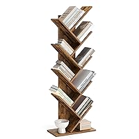 VASAGLE Libreria Scaffale ad Albero a 9 Ripiani, Salvaspazio