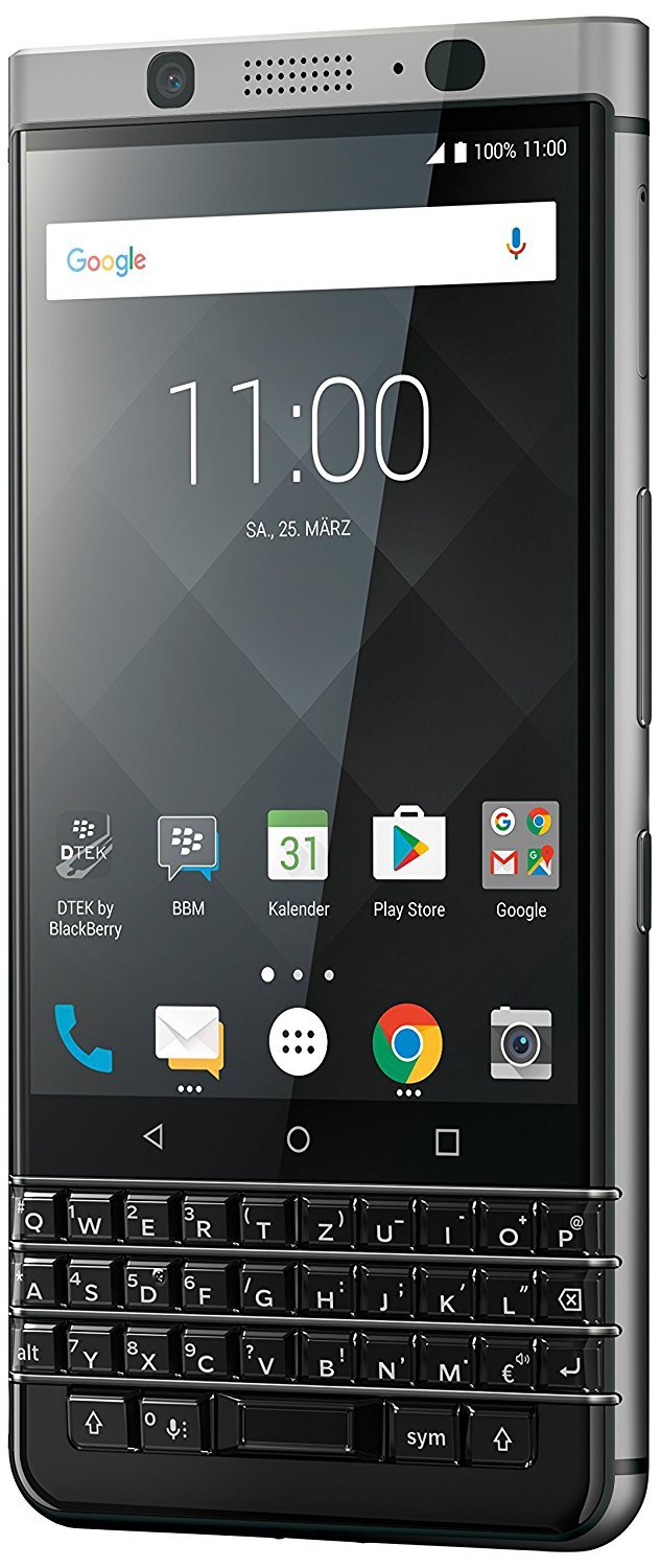 BlackBerryKey2 6GB RAM + 64GB Flash Black-Silver Dual Camera 12MP 3500 mAh