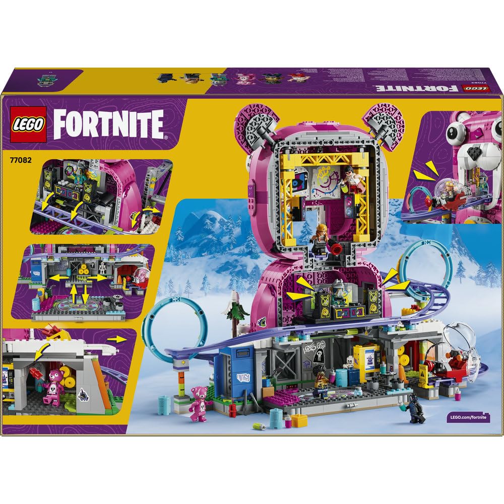 LEGO Fortnite Jaskinia Ubawu 77082 | Lokacja z gry, do zabawy i ozdoby, gamingowy prezent dla fana Fortnite 12+, duży zestaw klocków dla dzieci, 1963 elementy