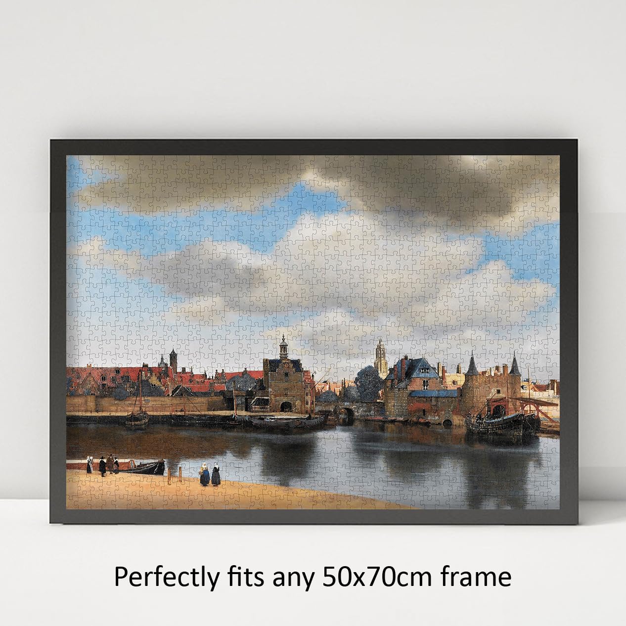 赤い瞳の見つめるものは ジグソーパズル 1000ピース 額縁540×790