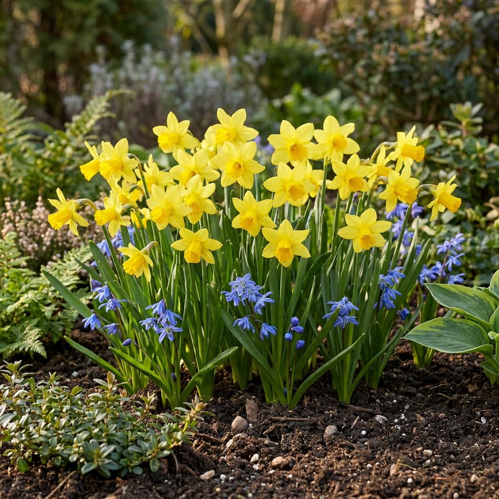 Green boutiQ - 100x Narcissus Tete-A-Tete - Narcisse Tête-à-tête - Jaune - Floraison printanière - Calibre 10/11
