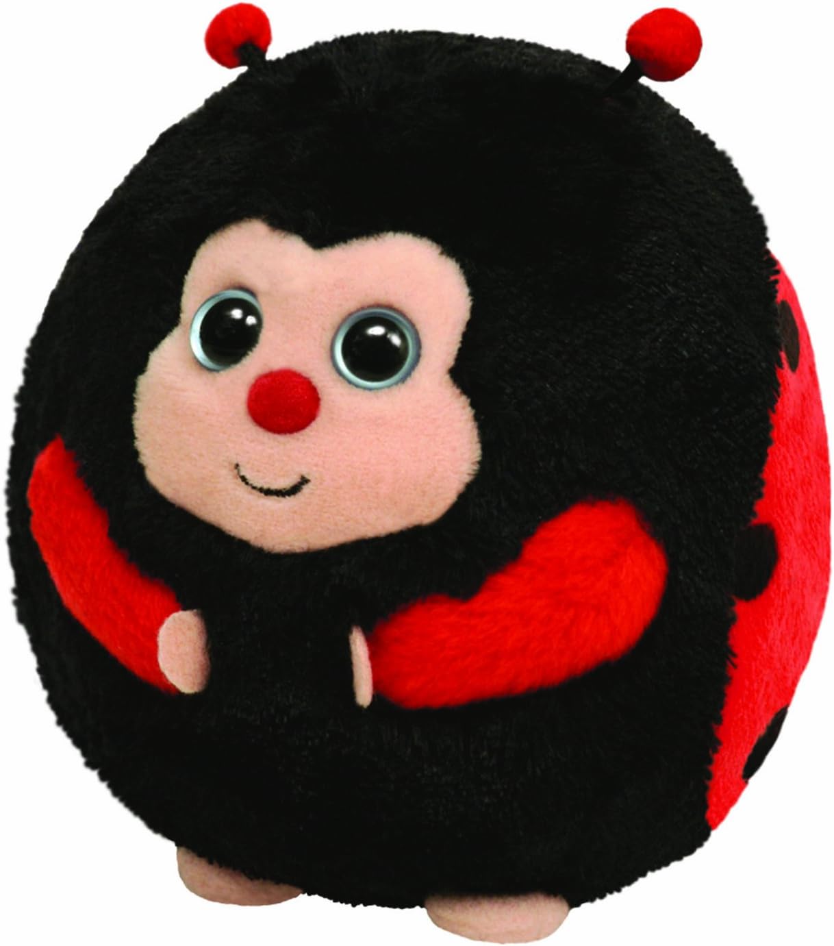 Ty 7138008 - Dots Ball Ladybird Fabric Ball Beanie Ballz 12 cm