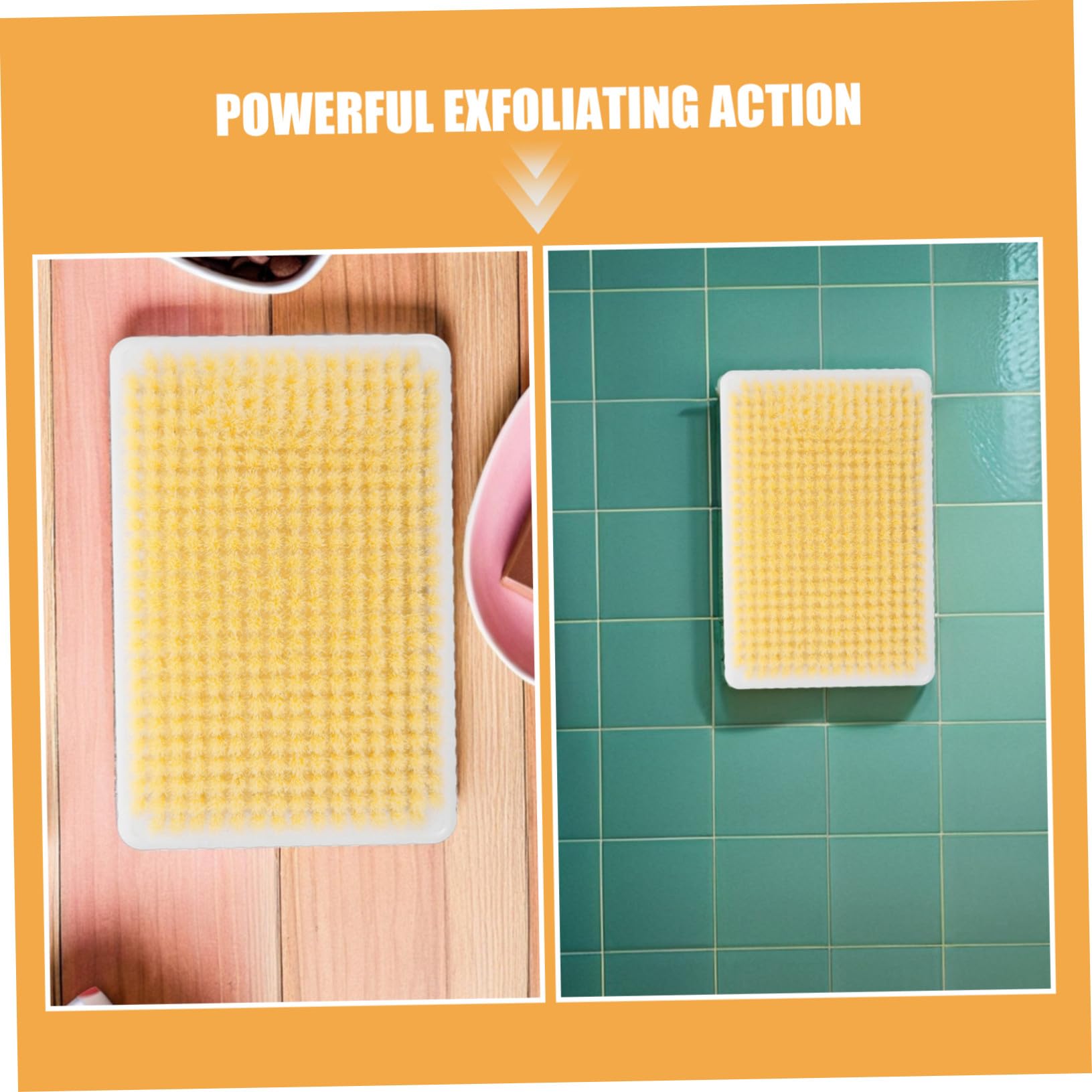 Zerodeko 2 Pezzi Shower Back Scrubber Wall Mounted Gentle Bristles Exfoliating Bath Brush For Independent Full Back Cleaning And Relaxing Spa Experience