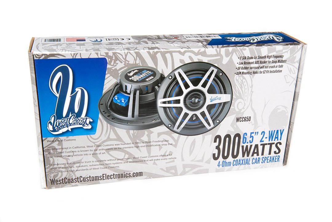 WCC650 1-Inch Silk Dome Tweeter for Smooth High Frequency