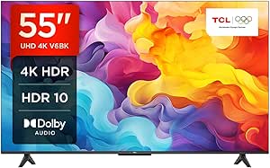 TCL 55V6BK 55-inch 4K Ultra HD, HDR TV, Smart TV Powered by Android TV