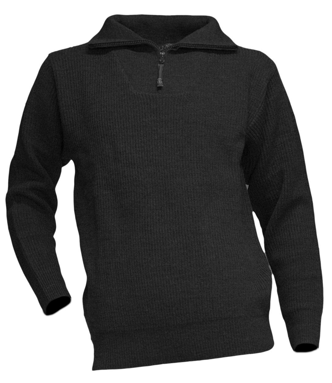 LMA 803170 CACAO Pull Col Camionneur, Noir, Taille 5