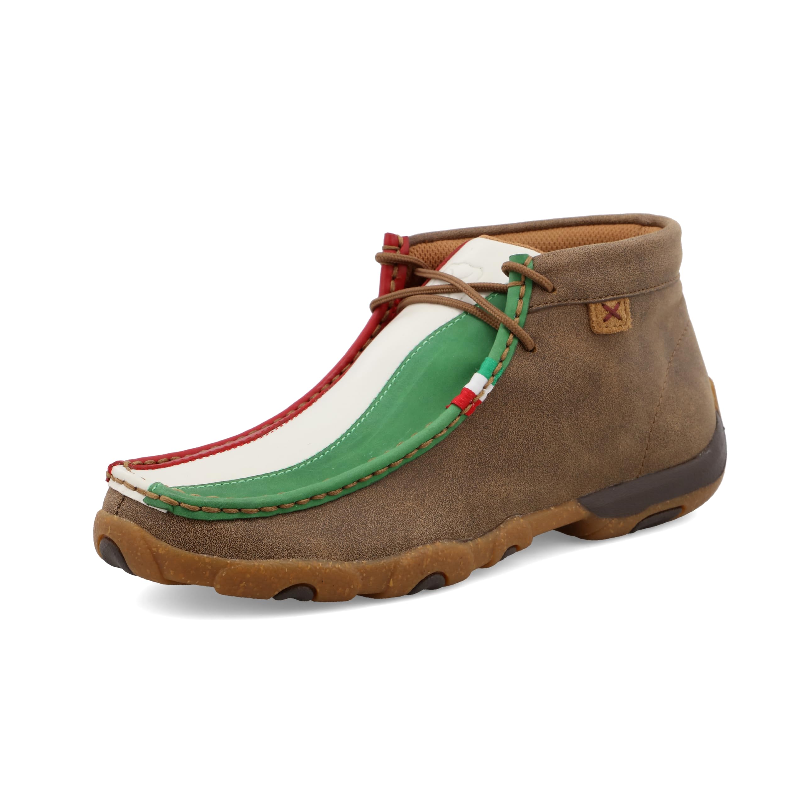 Twisted X Women's Chukka Driving Moc Boot, Bomber &amp; Mexican Heritage, 7.5 M