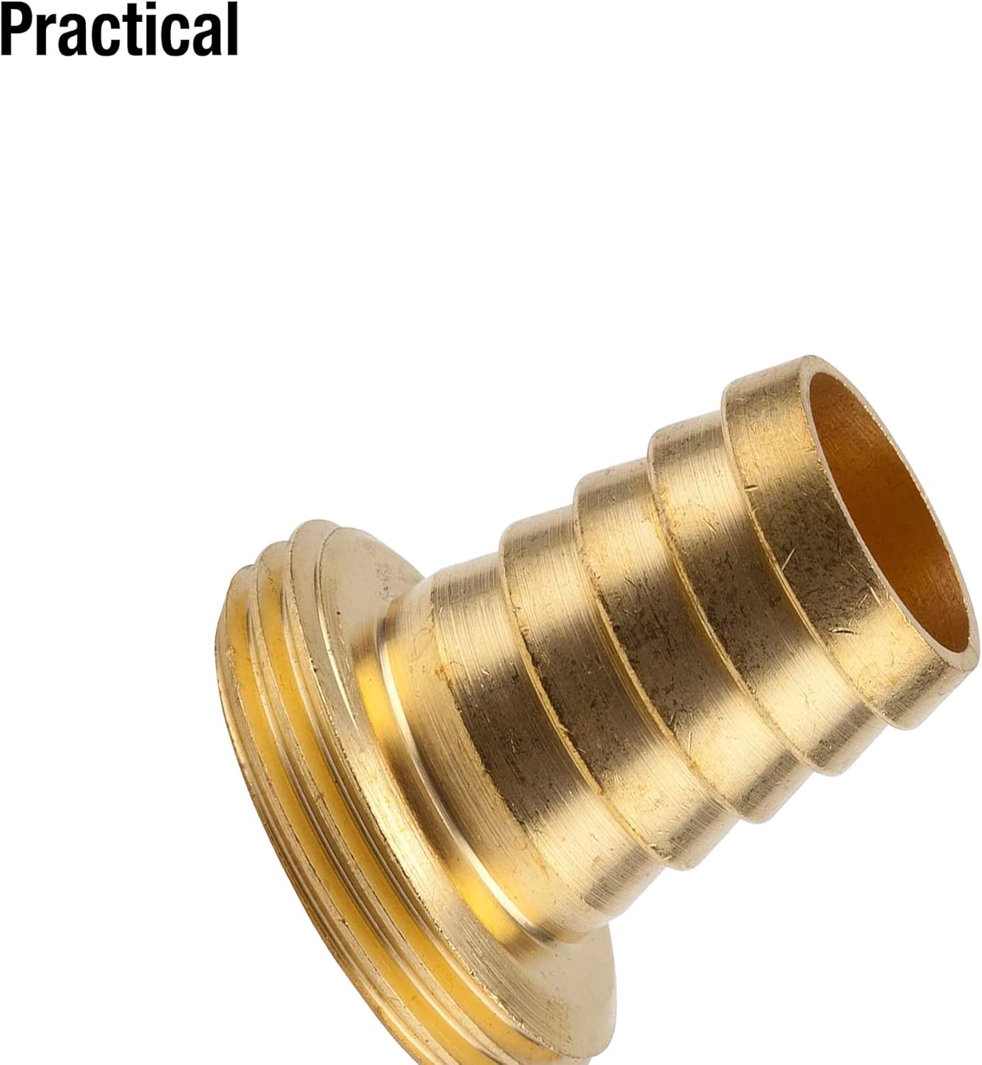 Gardena 7142 2 Pieces, Brass Connection Fitting 33.3 mm (1 Inch) Woven/25 mm (1 Inch) Hoses