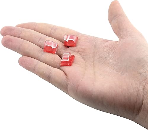 Miniatura 7 de 100 clips de cable autoadhesivos, clips de alambre transparente, organizador de cables, clips de luz para exteriores, mini ganchos de gestión de