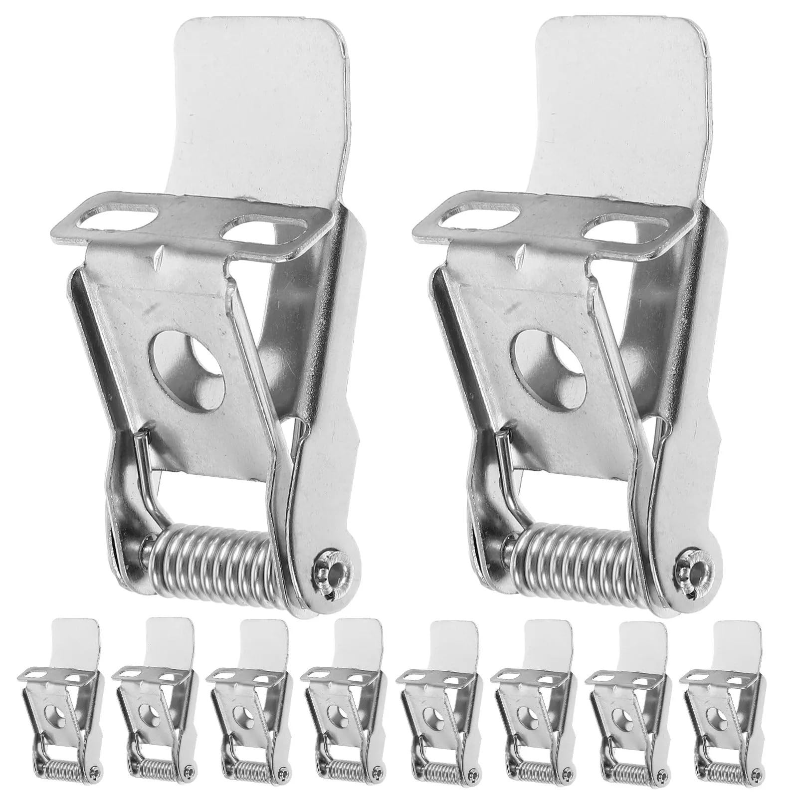 Hzomif One Color Recessed Light Spring Clips 24 Pcs Spring Recessed Light Clips High Hardness Universal Lamp Fixed Bracket 3-Hole Design Embedded Accessories Ceiling