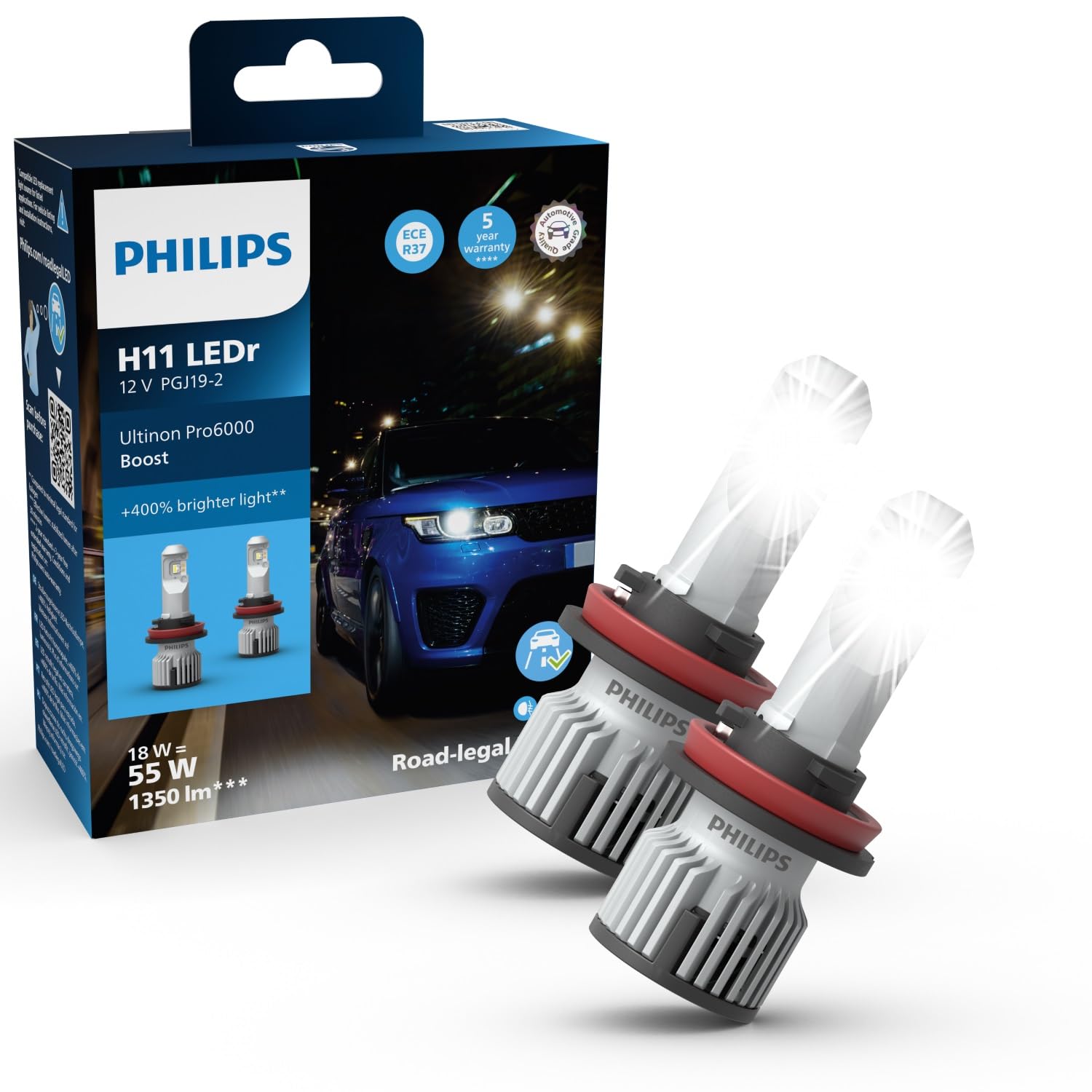 Philips LED H11 U60 BOOST 12V
