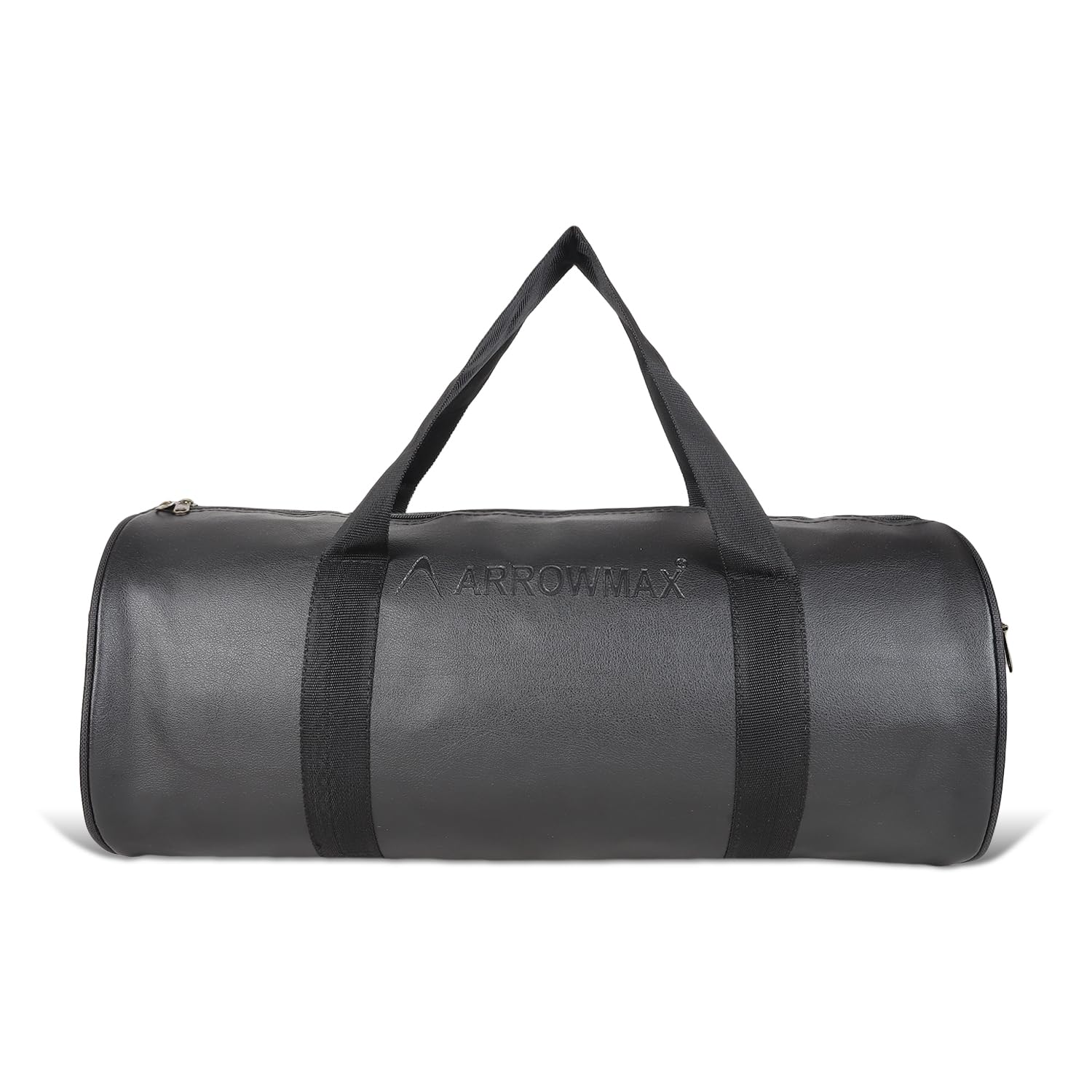 arrowmax Leather Travel Duffle Bag for Weekend Trip Cabin Luggage and Gym Sports Duffle for Men and Women (Black)-picture-15