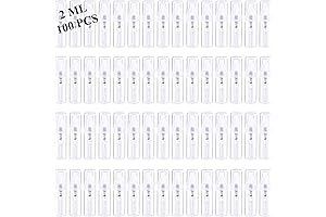 Mini 2ml Spray Bottles Bulk 100pcs, Ultra Fine Mist Perfume Sample Bottles