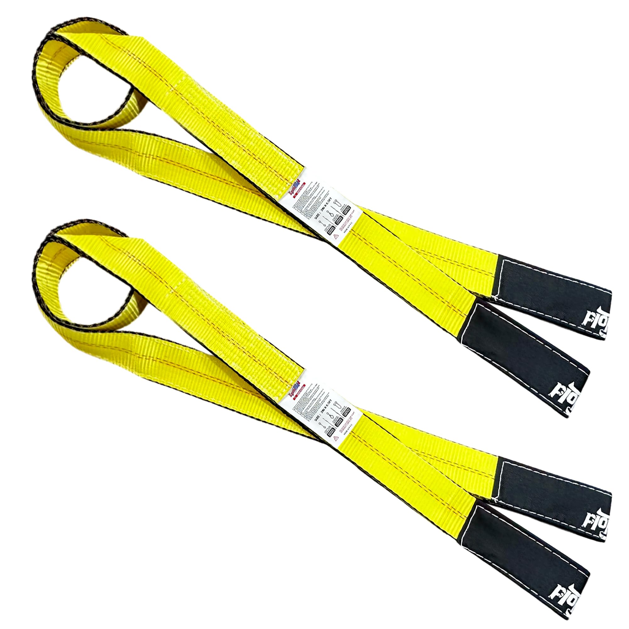 Heavy Duty Lift Sling Straps - 13,000 LBS Capacity -1 Heavy Duty Lift Sling Straps - 13,000 LBS Capacity -1