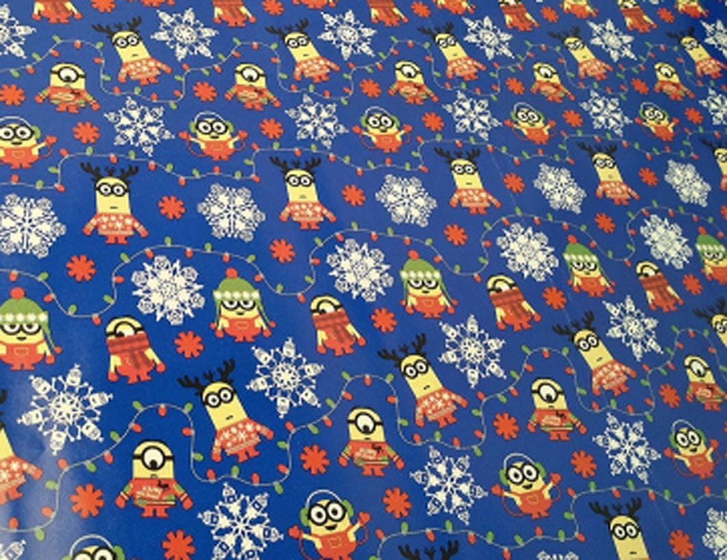 Minions Gift Wrapping Paper 60 sq ft Health & Household